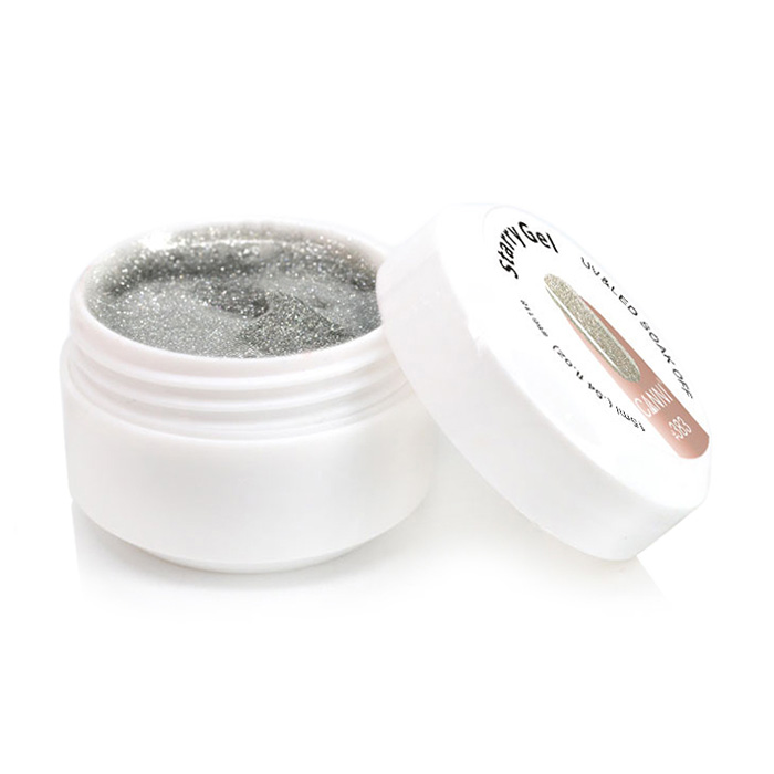 Глітерний гель для нігтів Canni Starry Gel Зоряний пил, 383, 15 мл
