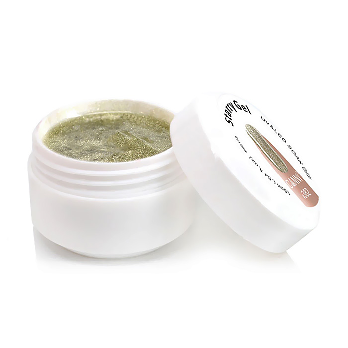 Глітерний гель для нігтів Canni Starry Gel Зоряний пил, 382, 15 мл