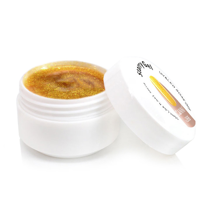 Уцінка! Глітерний гель для нігтів Canni Starry Gel Зоряний пил, 366, 15 мл
